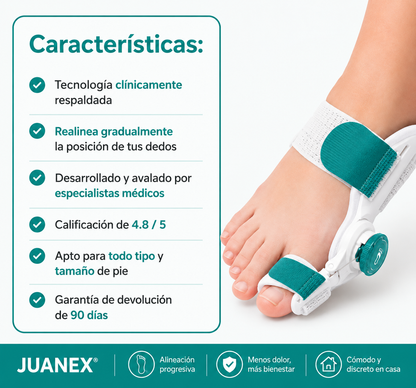 Juanex® | Corrector de Juanetes | ¡PRECIO ESPECIAL 50% OFF!